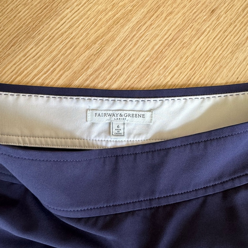Authentic Fairway & Greene Navy Golf Skirt - Picture 4 of 5